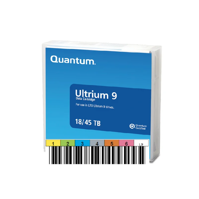 QUANTUM LTO‑9 Ultrium 45TB RW Data Cartridge MR-L9MQN-01-BC دیتا کارتریج بارکد دار کوانتوم LTO9